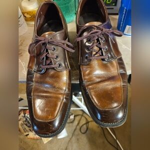 Men's Nunn Bush Two Tone Brown Dress Shoes
